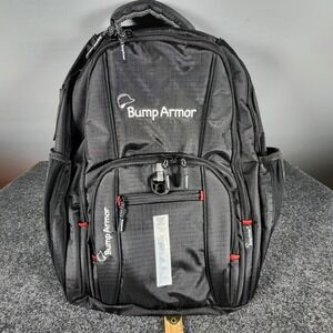 Bump Armor LK Series Backpack Black Padded Straps & Pockets For 16" Chromebook